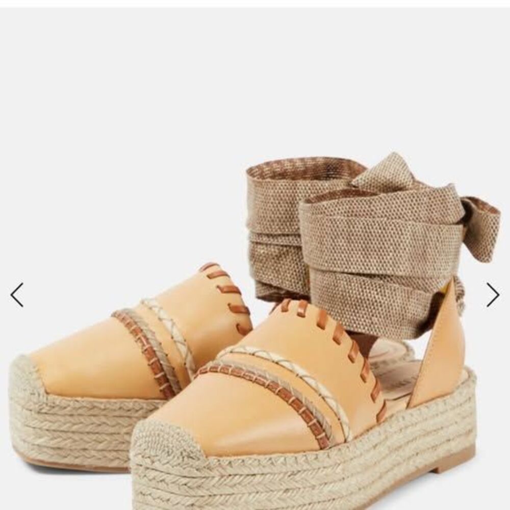Ulla Johnson Leather platform espadrilles NWT SIZE 38 - Picture 8 of 10